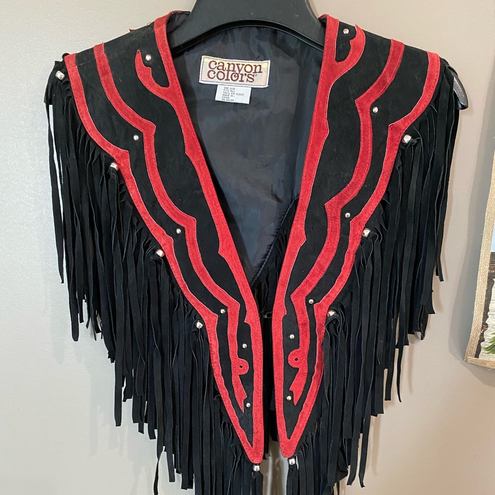Canyon Colors suede vest